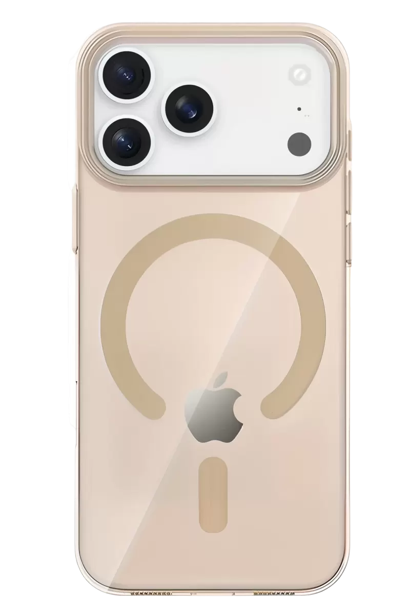 Joko Apple iPhone 17 Pro Uyumlu PC Blank Magsafe Kapak - Çöl Titanyum