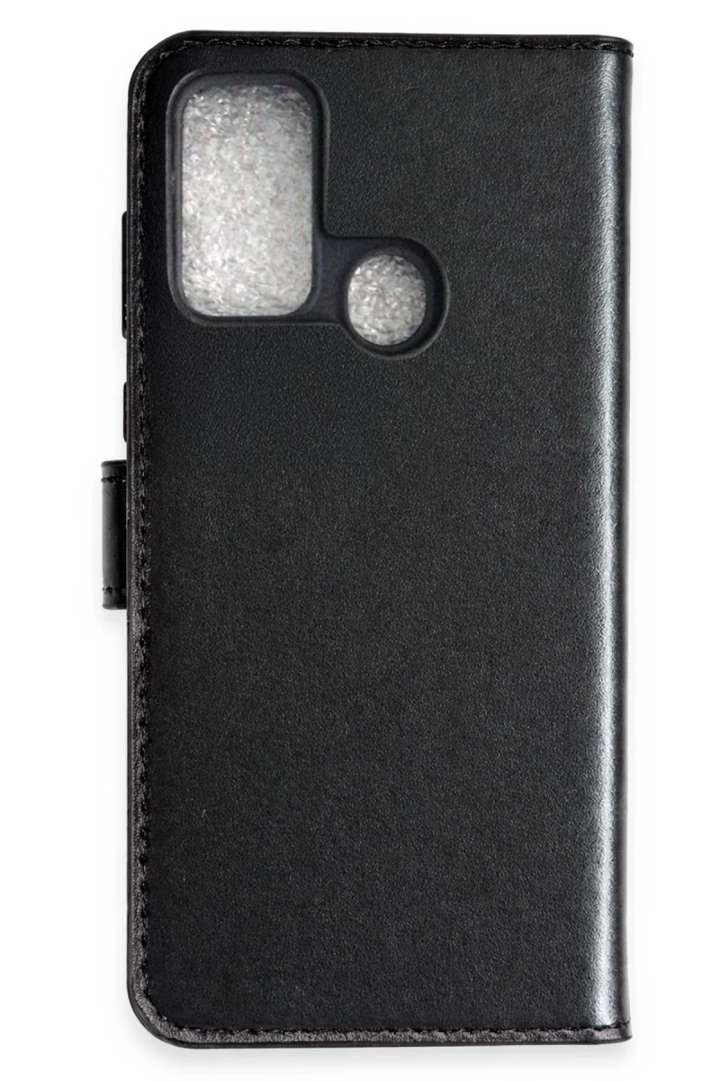 Tecno Spark 7 Uyumlu Trend S Plus Kapaklı Kılıf - Siyah
