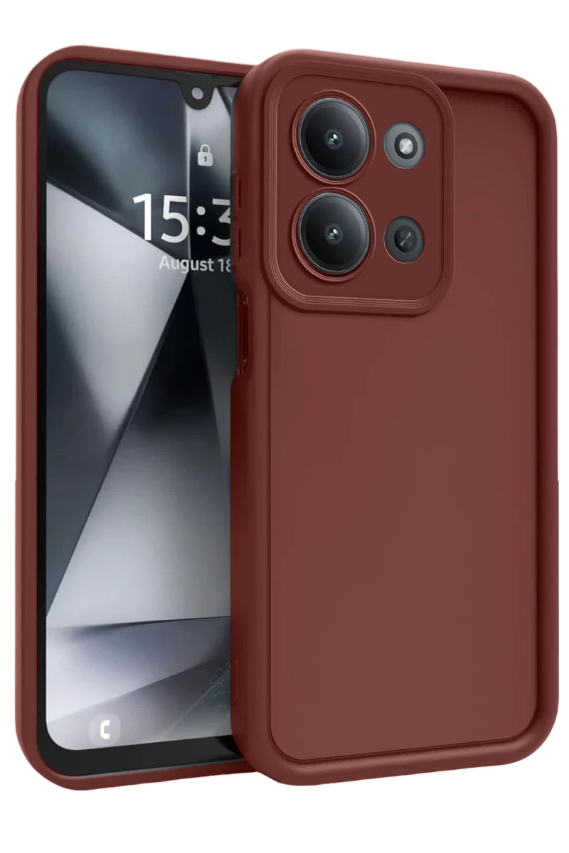 Xiaomi Redmi 15C 4G Uyumlu Viera Silikon - Bordo
