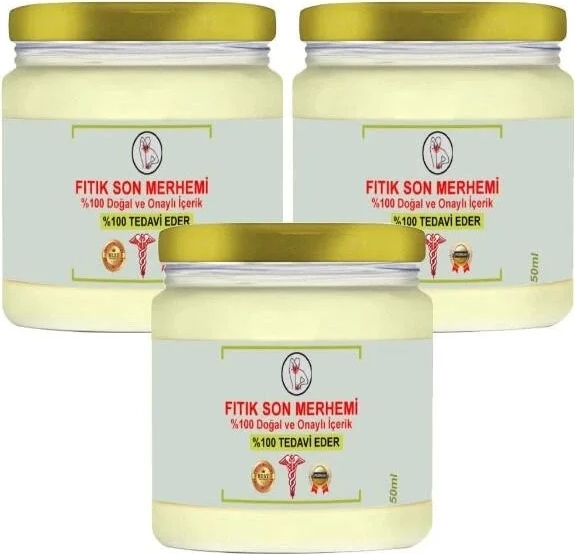 Fıtık Son Merhemi Muzicevi Tamamen Doğal Masaj Kremi 50 ml x 3 Adet