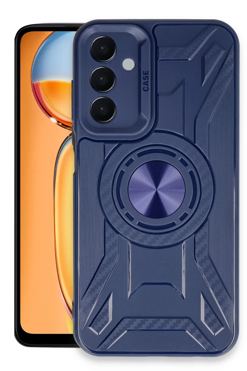 Samsung Galaxy A15 4G Uyumlu Kılıf Lincoln Silikon - Lacivert