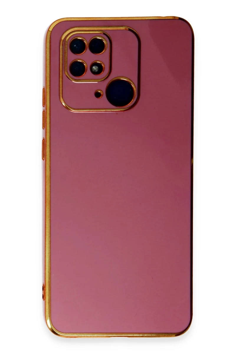 Xiaomi Redmi 10C Uyumlu Kılıf Volet Silikon - Kırmızı