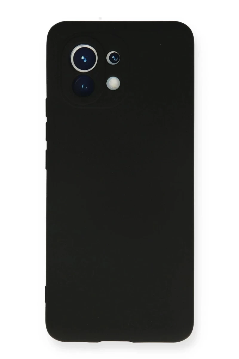 Xiaomi Mi 11 Uyumlu Kılıf Nano içi Kadife Silikon - Siyah