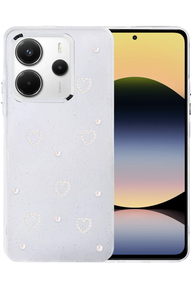 Xiaomi Redmi Note 14 4G Uyumlu Fiyonk Desenli Kapak - Desen 10