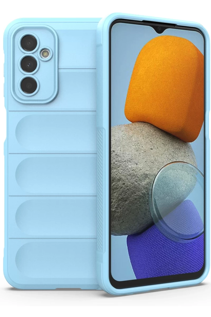 Samsung Galaxy M23 Uyumlu Kılıf Optimum Silikon - Sky Blue