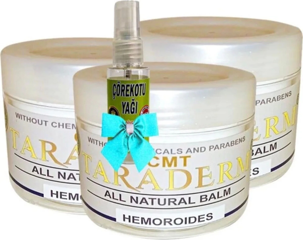 Taraderm Cream 100 ml x 3 Adet + Çörek Otu Yağı 30 ml