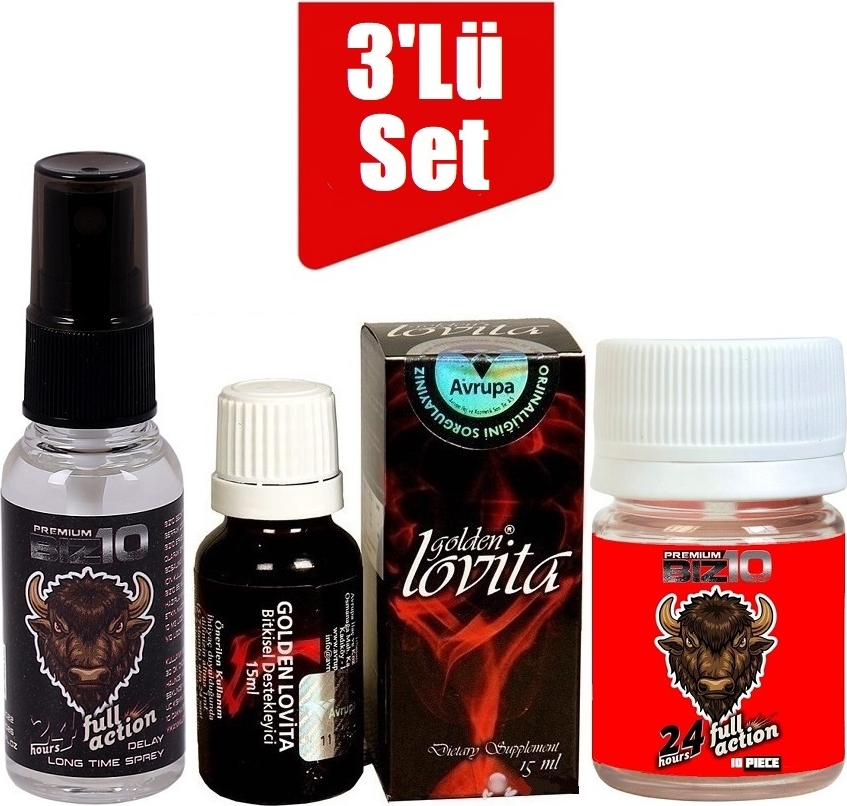 Bizon Sprey Golden Lovita Kadin Kadın Damla Bizon 100MG 10lu