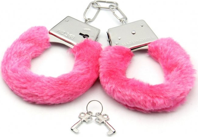 Samur Pembe Tüylü Aşk Kelepçesi