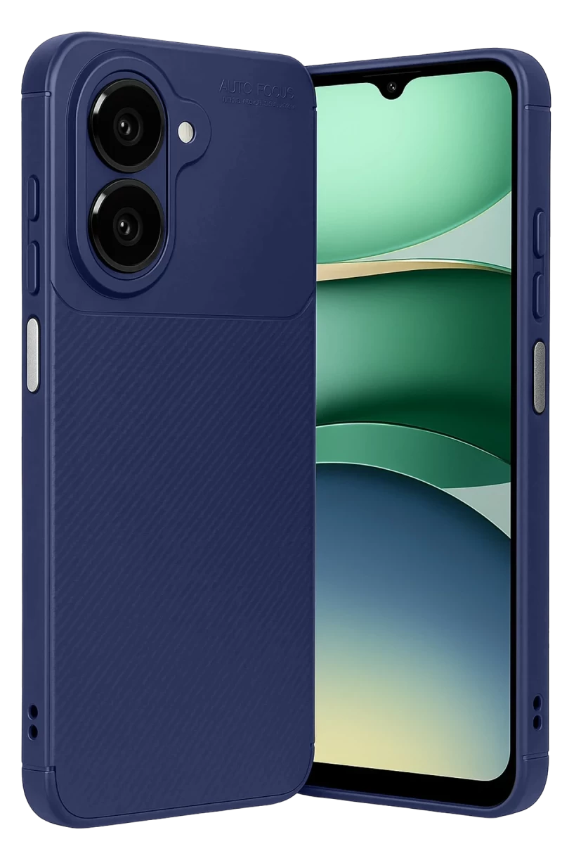 Samsung Galaxy A07 4G Uyumlu Auto Focus Karbon Kapak - Lacivert
