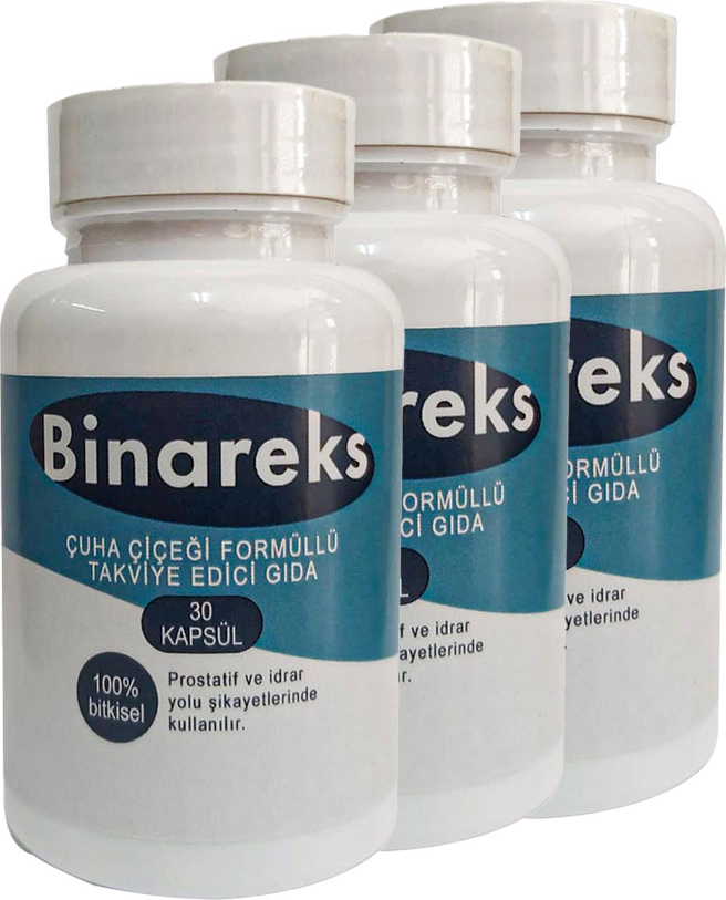 Binreks 3 Adet Çuha Çiçeği Formüllü Erkeklere Özel 30LU Formül