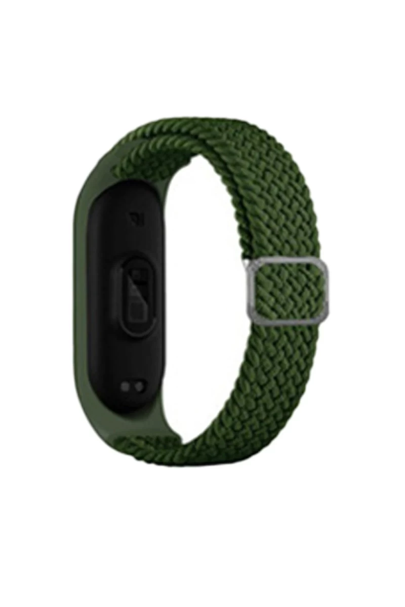 Xiaomi Mi Band 7 Uyumlu Star Kordon - Koyu Yeşil