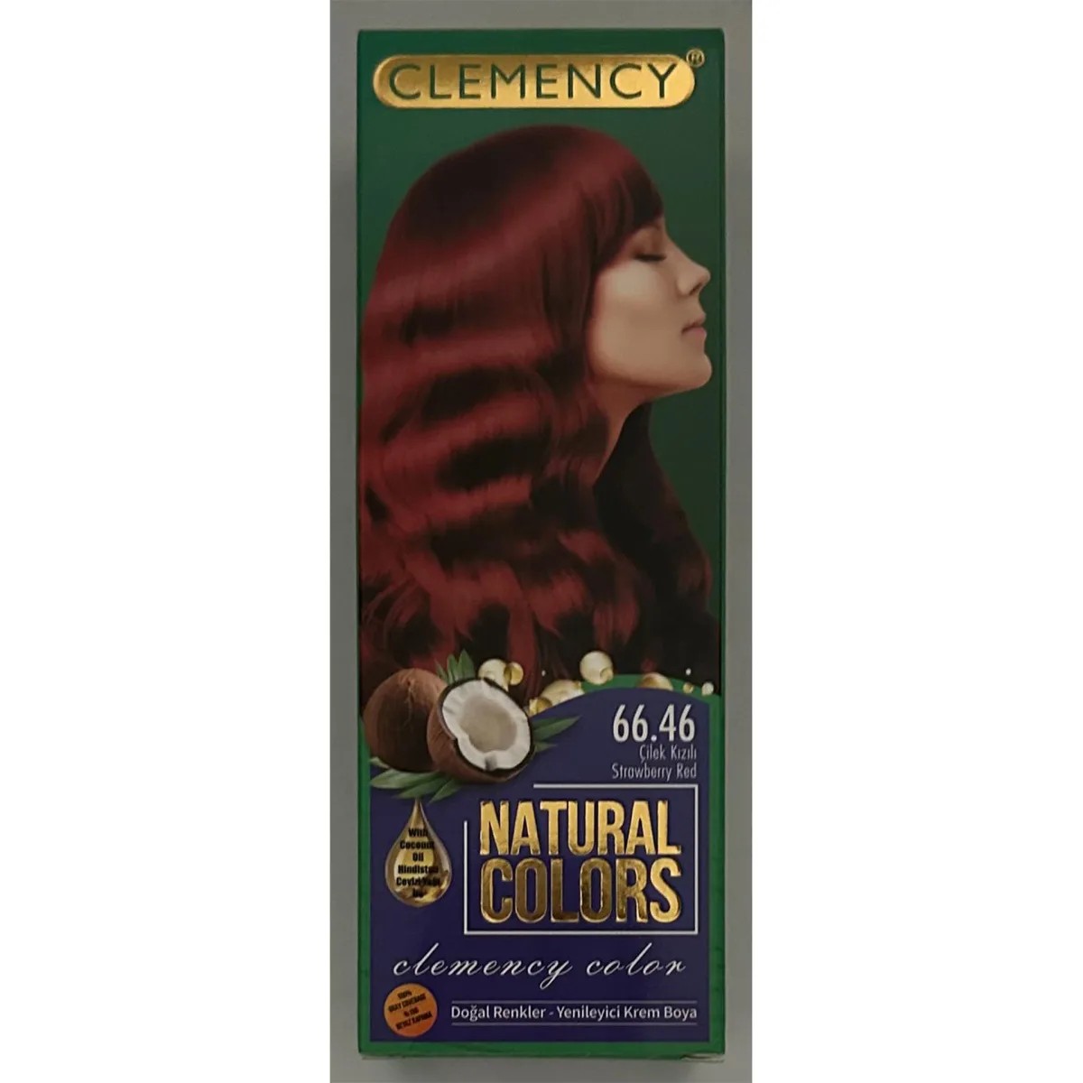 Natural Colours Saç Boyası Seti - 66.46 Çilek Kızılı