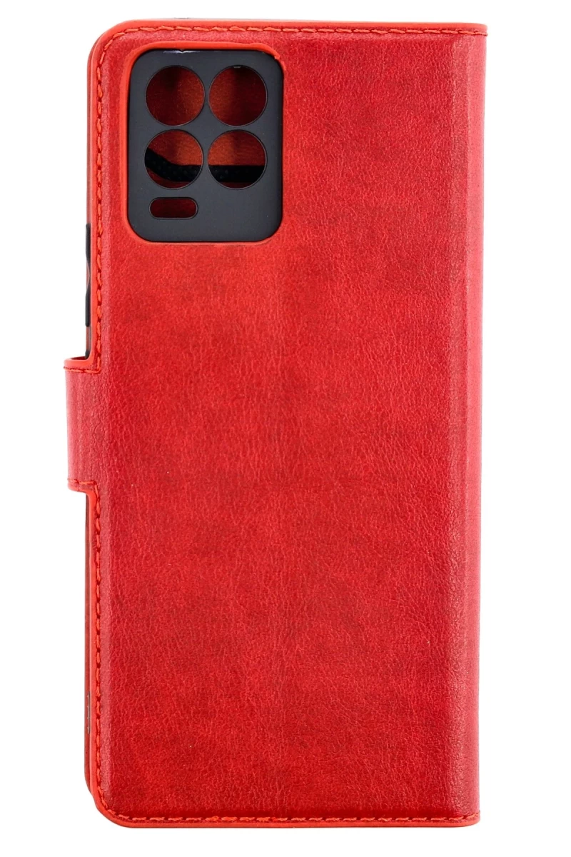 Realme 8 Pro Uyumlu Kılıf Trend S Plus Kapaklı Kılıf - Kırmızı