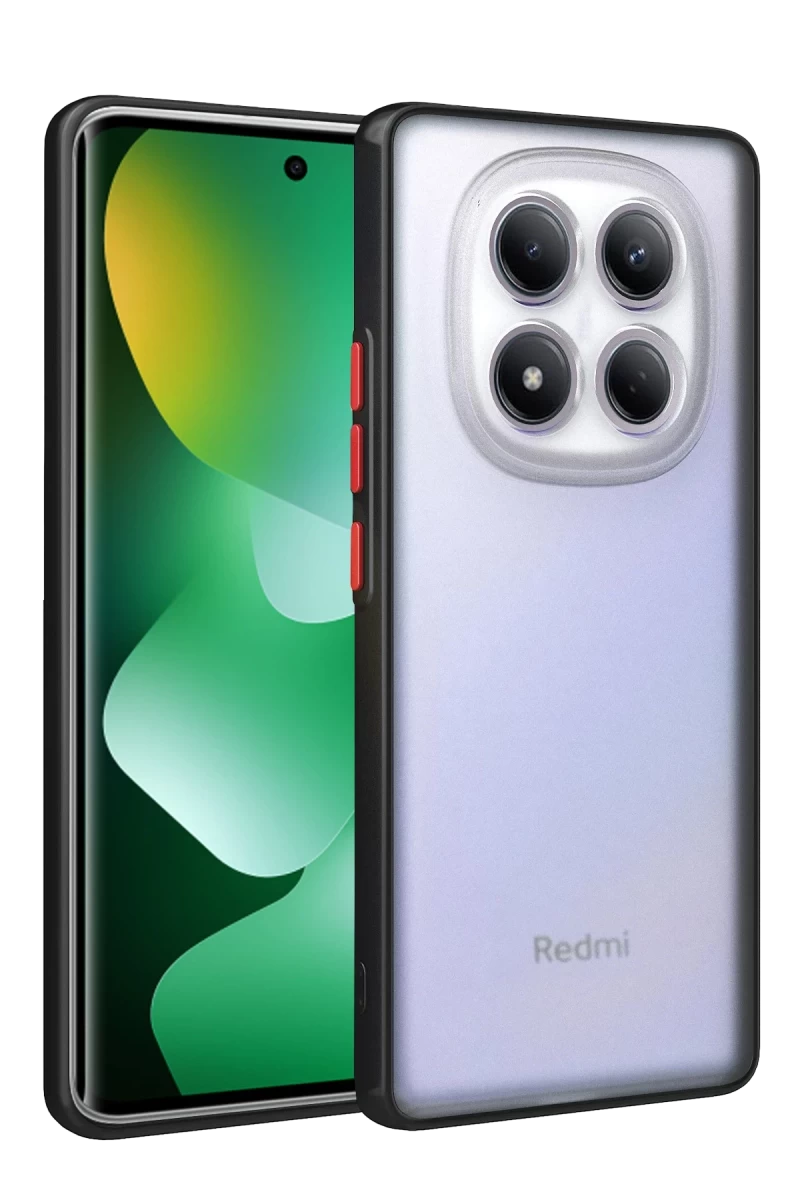 Xiaomi Redmi Note 15 4G Uyumlu Montreal Silikon Kapak - Siyah