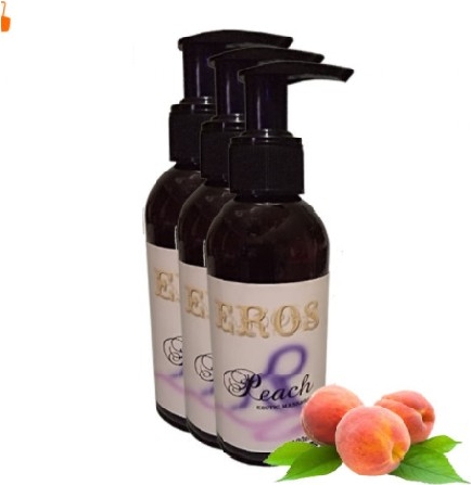 Eros Aromaterapi Peach Erotic Massage Oil 120ML Şeftali Kokulu Masaj Yağı 3 Adet