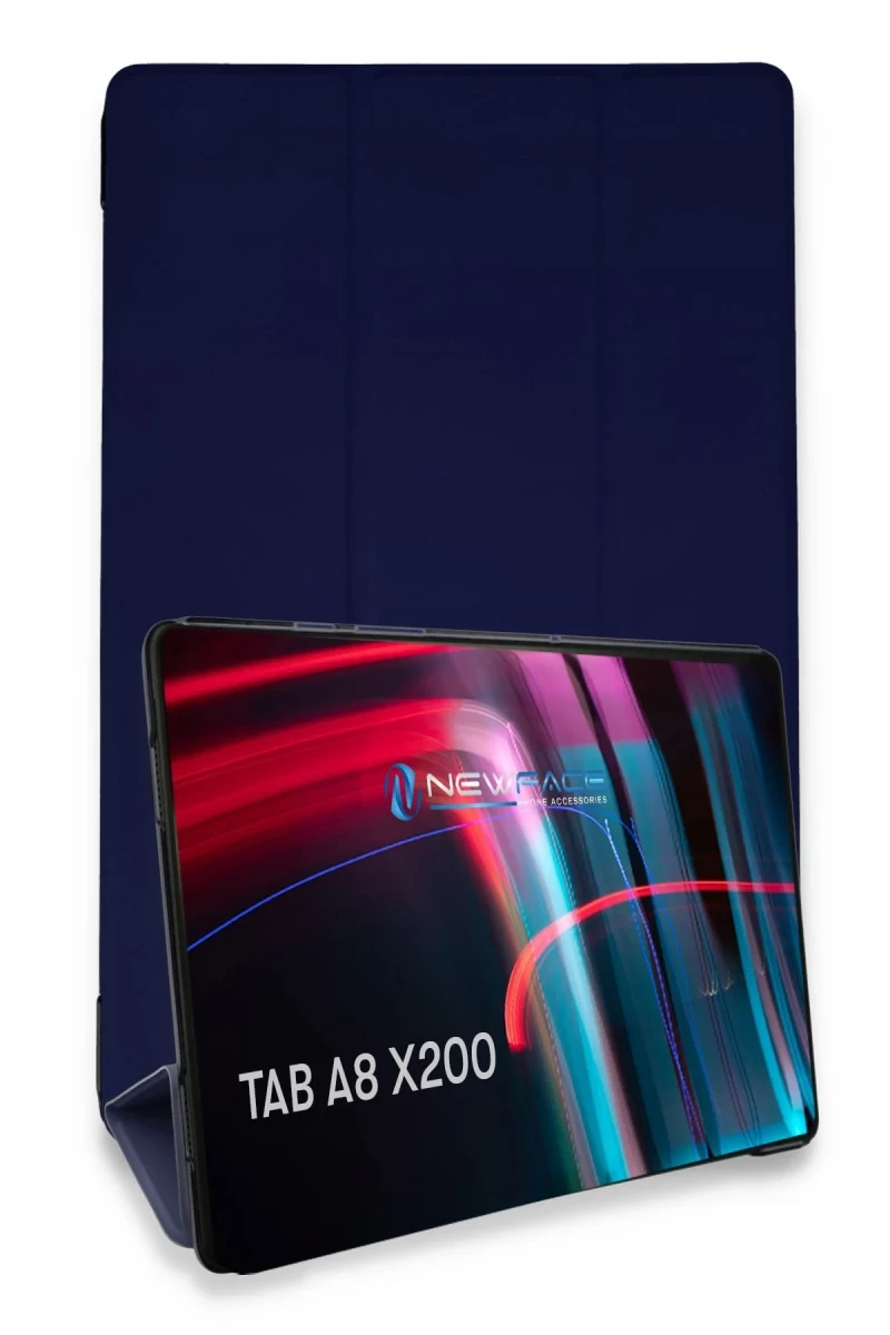 Samsung Galaxy X200 Tab A8 10.5 Kılıf Tablet Smart Kılıf - Lacivert