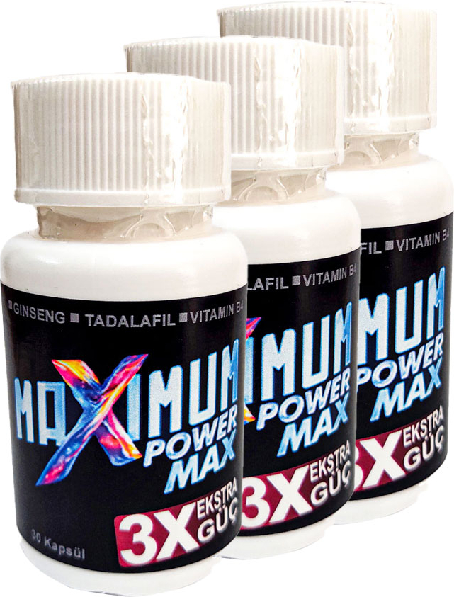 Naturelle Maximum Power Max 3 Adet 3x **erkeklere Özel Katılık 30 Lu**