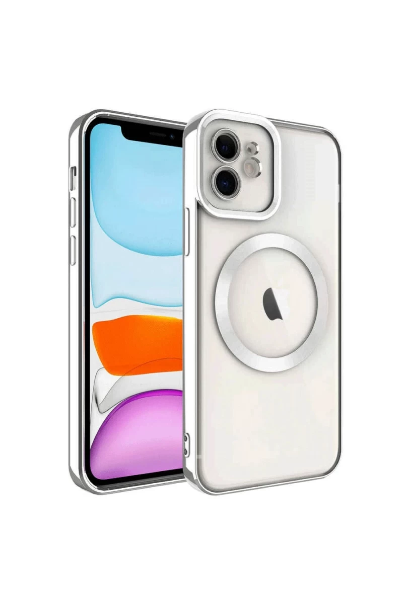 Apple iPhone 11 Uyumlu Kılıf Kross Magneticsafe Kapak - Titan Gri