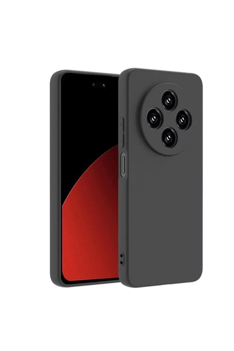 Xiaomi Redmi 14C Uyumlu Kılıf First Silikon - Siyah