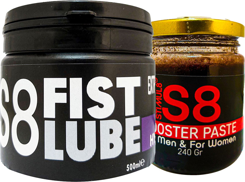 Stimul8 Fist Lube Büyük Boy Iubrikant Krem 500ML + Stimul8 240 Hem Erkeklere Hem Kadınlara Özel Destek