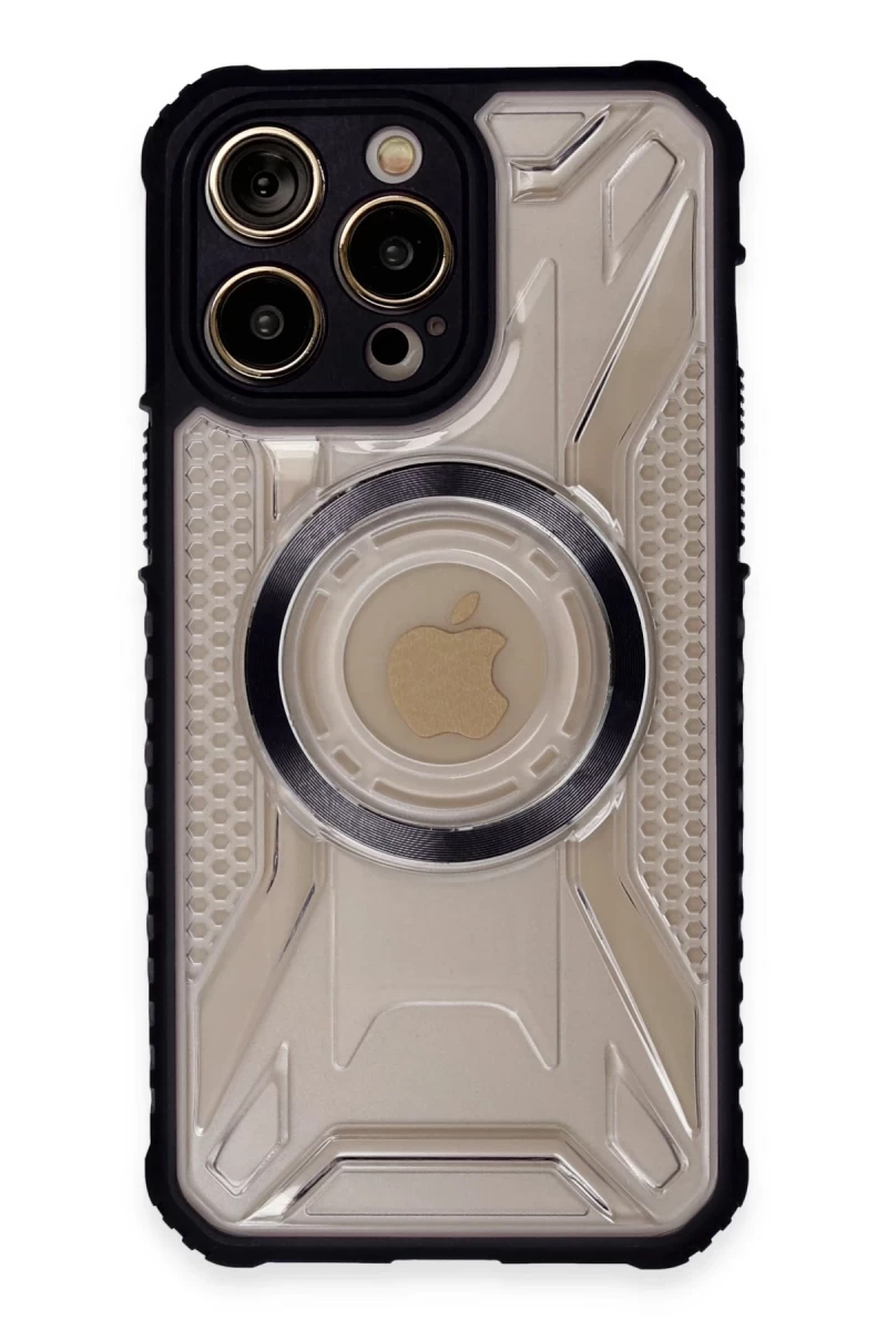 Apple iPhone 14 Pro Max Uyumlu Kılıf Prag Magneticsafe Kapak - Siyah