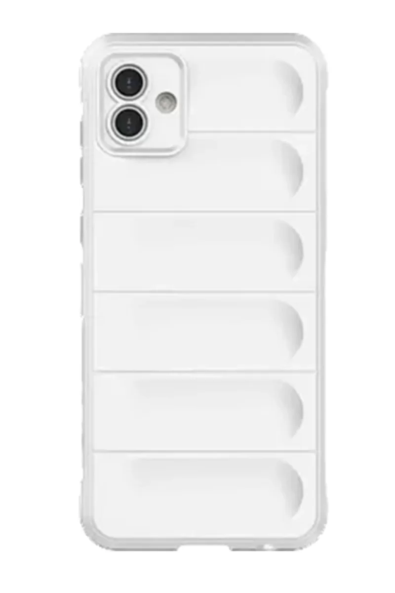 Samsung Galaxy A05 Uyumlu Kılıf Optimum Silikon - Krem