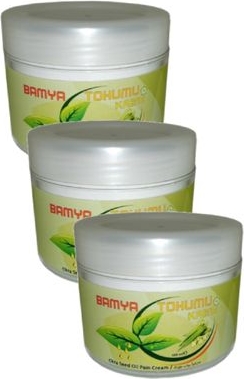 Vücut Agrılarını Gideren Bamya Tohumu Bakım ve Mesaj Kremi 100 ml x 3 Adet