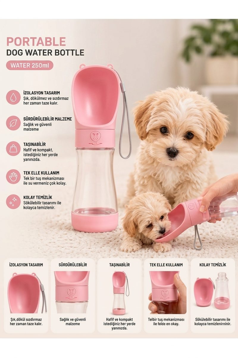 Kedi ve Köpek Suluk 350 ml