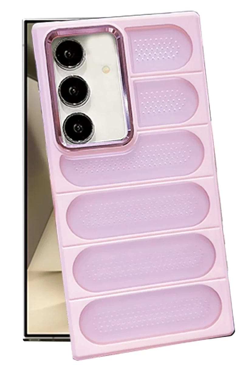 Samsung Galaxy S24 Plus Uyumlu Kılıf Airmax Silikon Kapak - Pembe