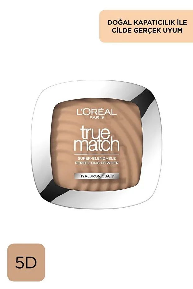 True Match Powder Pudra - 5.D/5.W Golden Sand