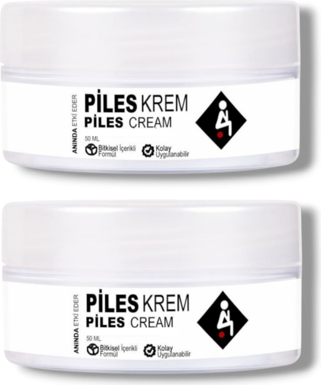 Piles Cream Bitkisel Içerikli Anında Etkili Bakım Kremi 50 ml x 2 Adet