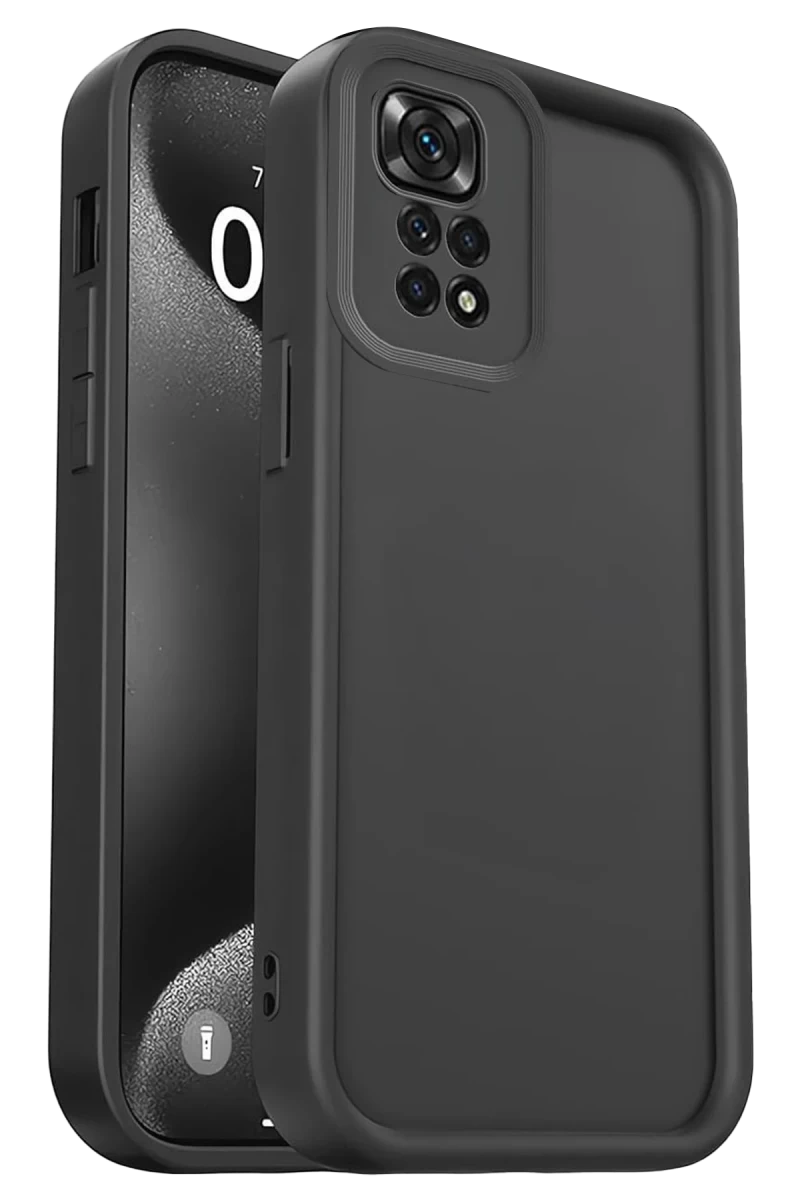 Xiaomi Redmi 10 2022 Uyumlu Kılıf Viera Silikon - Siyah