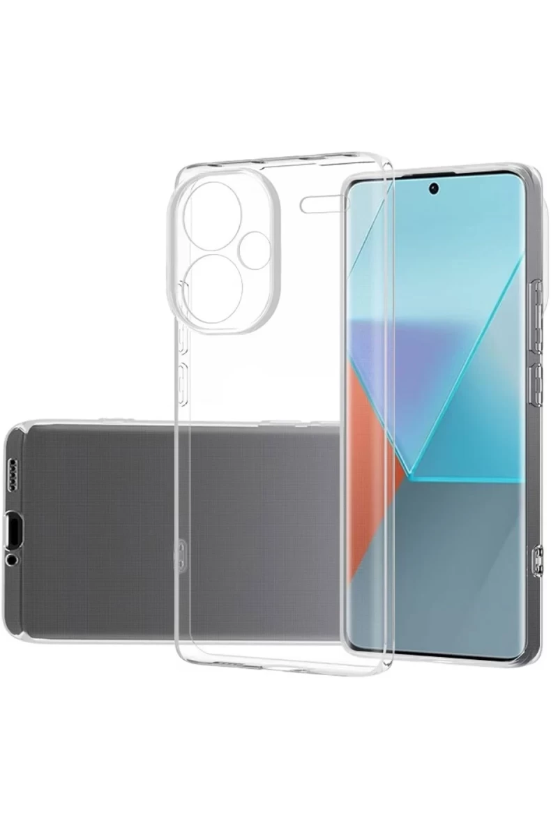 Xiaomi Redmi Note 13 Pro Plus Uyumlu Kılıf Lüx Şeffaf Silikon