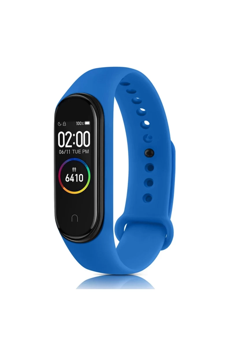 Xiaomi Mi Band 4 Uyumlu Klasik Kordon - Mavi