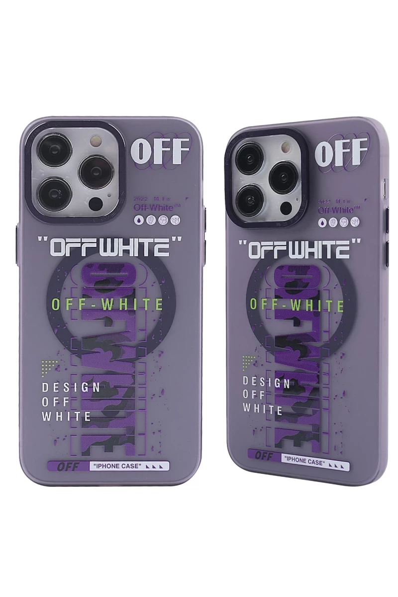 Apple iPhone 13 Pro Uyumlu Kılıf Apollo Magneticsafe Desenli Kapak - Apollo Mor - 3