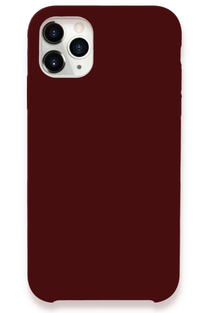 Apple iPhone 11 Pro Max Uyumlu Kılıf Lansman Legant Silikon - Bordo