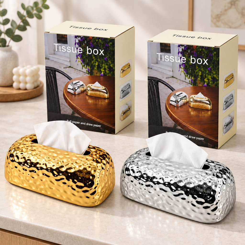 Oval Plastik Dekoratif Peçetelik
