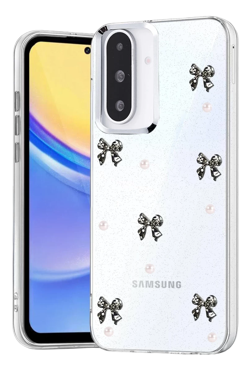 Samsung Galaxy A26 Uyumlu Fiyonk Desenli Kapak - Desen 8
