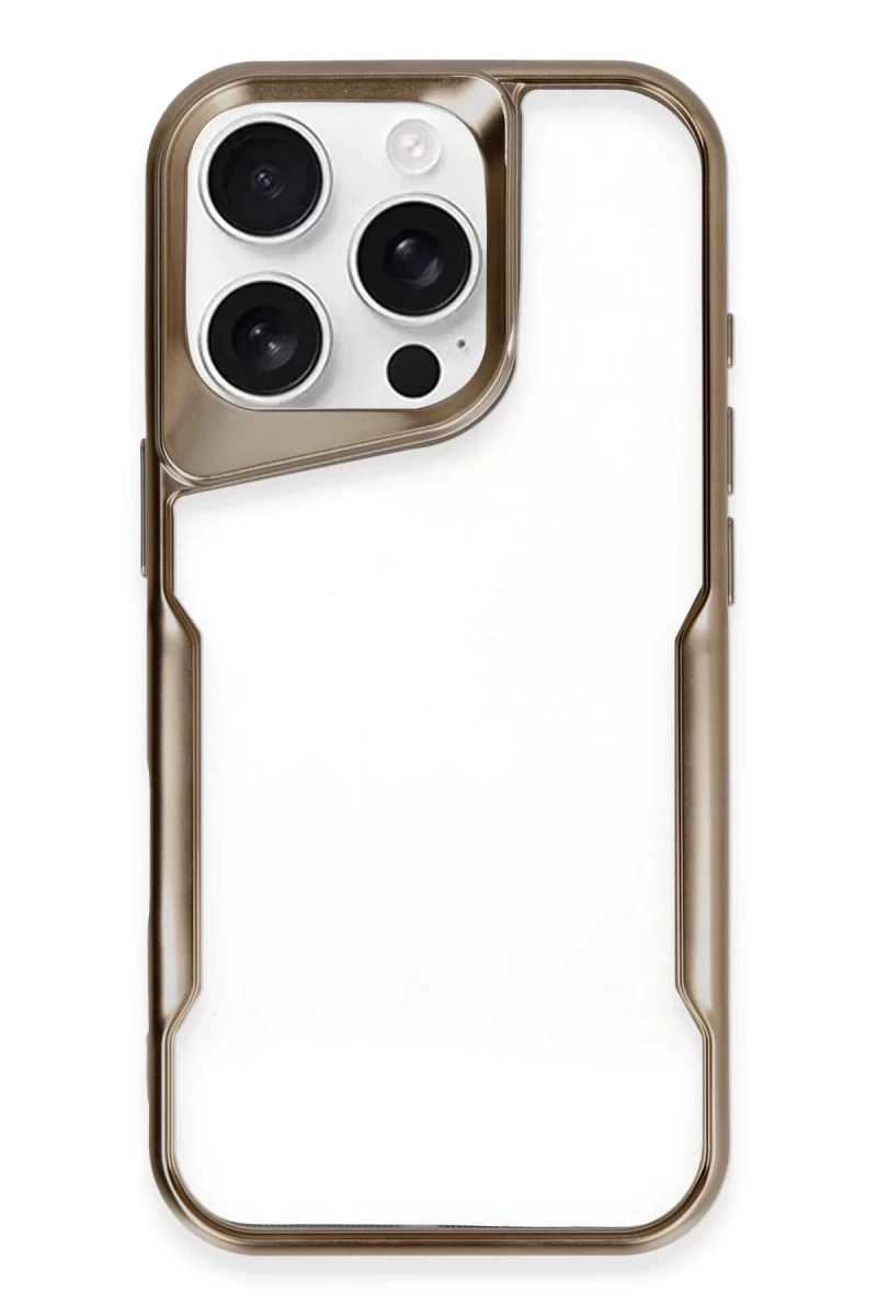 Apple iPhone 16 Pro Uyumlu Kılıf Boyi Silikon Kapak - Desert