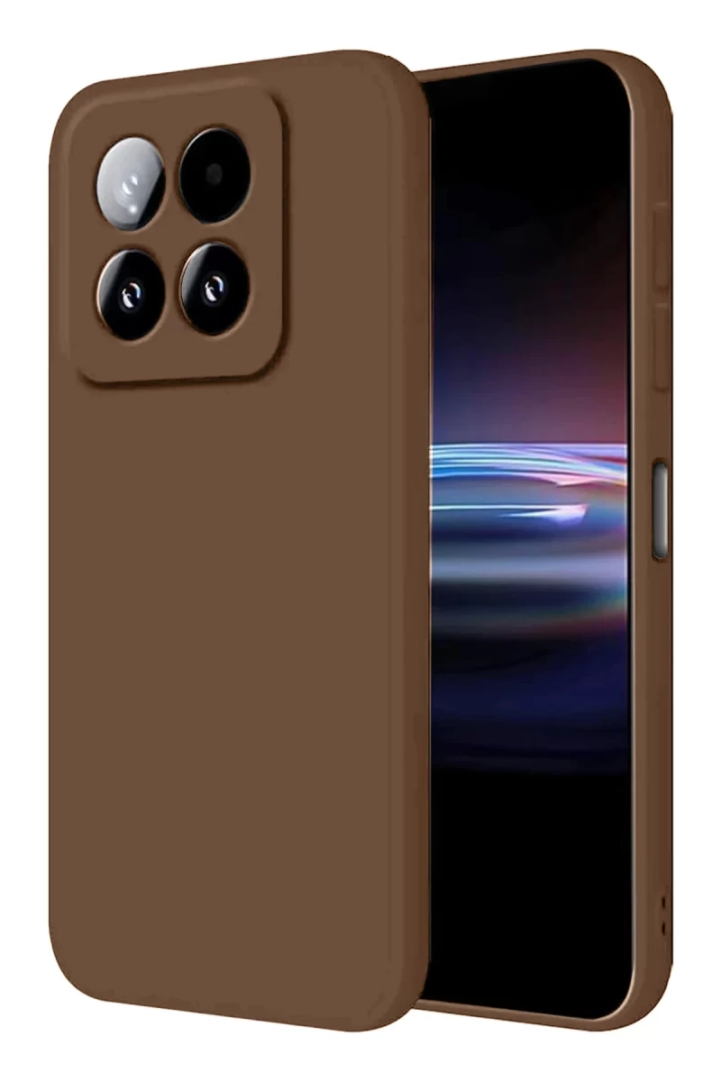 Xiaomi Mi 15T Uyumlu First Silikon - Kahverengi