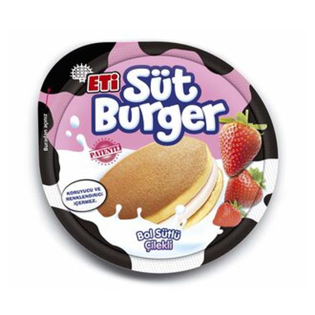 Süt Burger Çilek 35gr 1 Adet