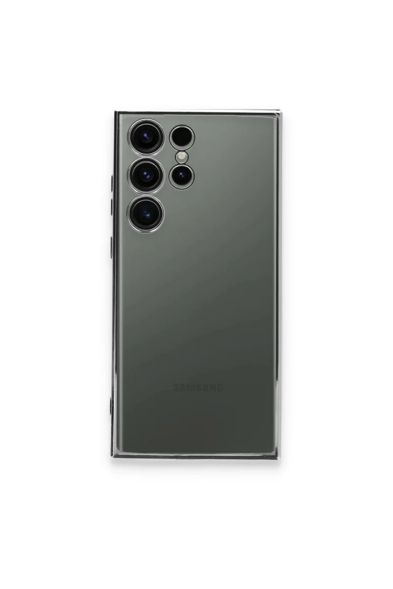 Samsung Galaxy S24 Ultra Uyumlu Kılıf Lensli Silikon - Mor