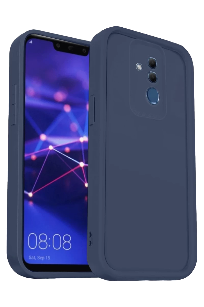 Huawei Mate 20 Lite Uyumlu Kılıf Viera Silikon - Lacivert