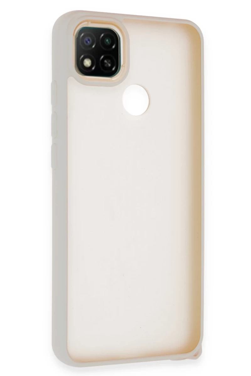 Xiaomi Redmi 9C Uyumlu Kılıf Elegant Kapak - Pudra