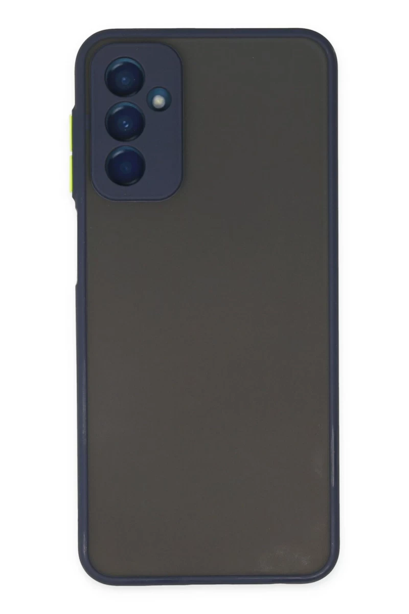Samsung Galaxy M13 Uyumlu Kılıf Montreal Silikon Kapak - Lacivert