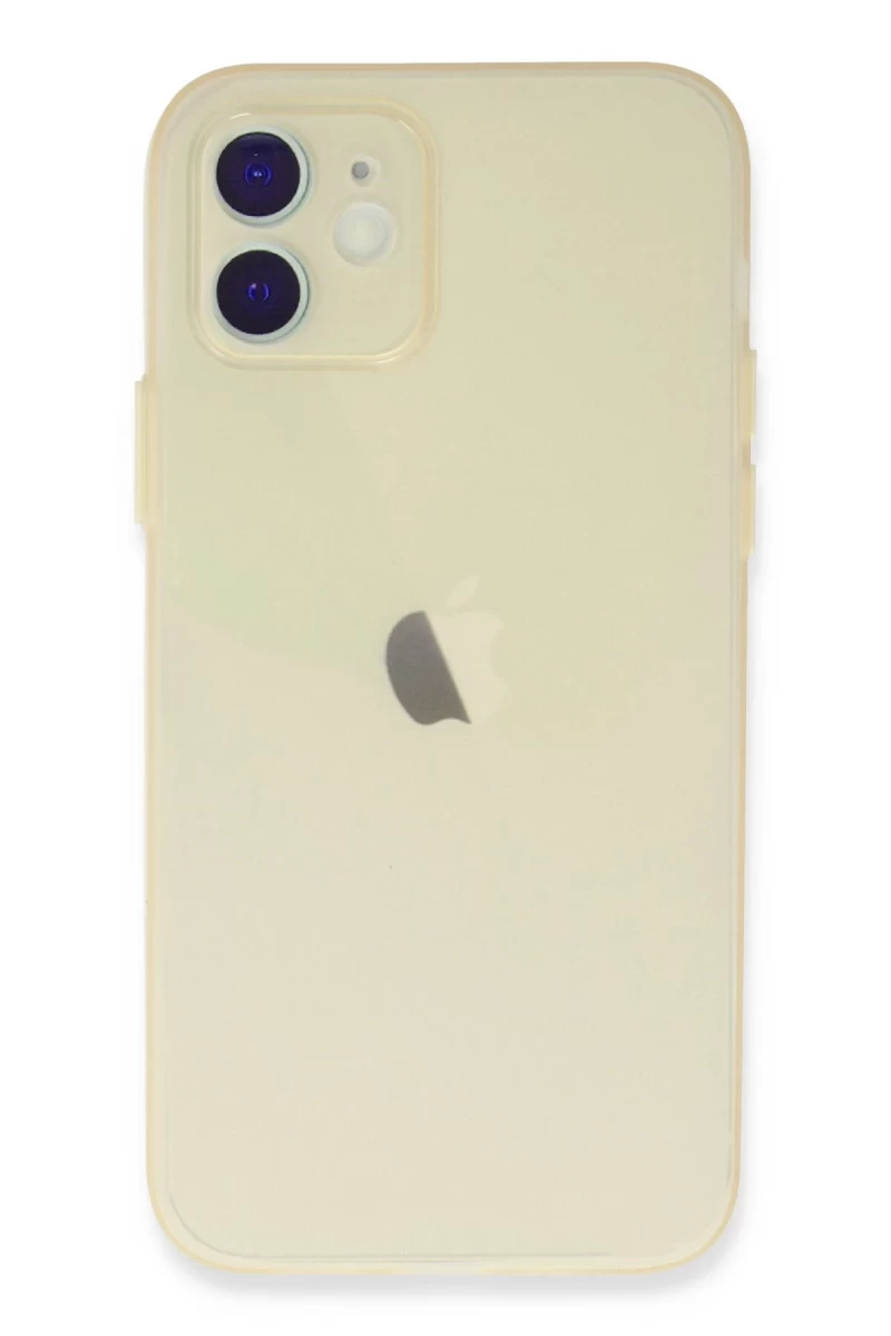 Apple iPhone 12 Uyumlu Kılıf Puma Silikon - Gold