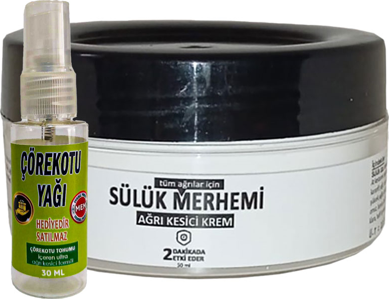 Playboy Sülük Merhemi 50 ml Relax Kremi CRK:015 Bölgesel Bakım  Kremi Aldığınızda Yanında 30 ml Çörek Otu Yağı
