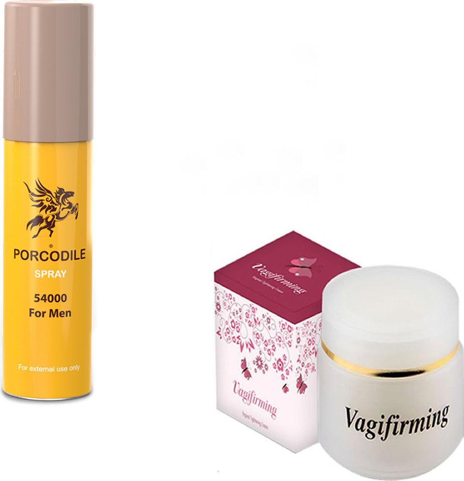 Porcodile For Men Sprey 45 cc + Vagifirming Genital Bakım Kremi 50 ml
