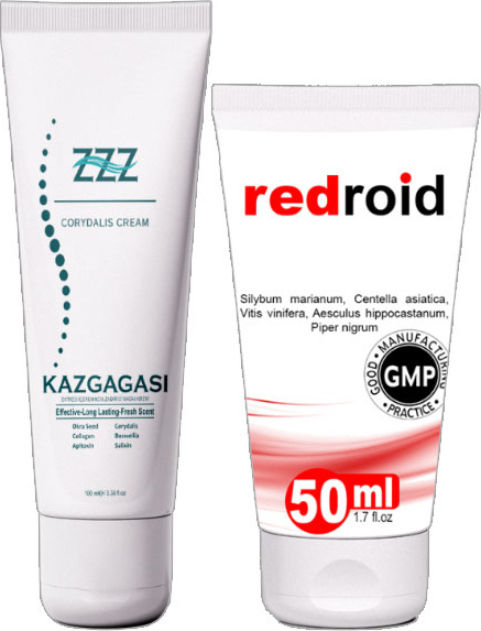 ZZZ Kaz Gagası Corydalis 100 ml Sırt Bel Kas  Kısmi Kullanım Kremi + Redroid Hemeroid İçin 50 ml