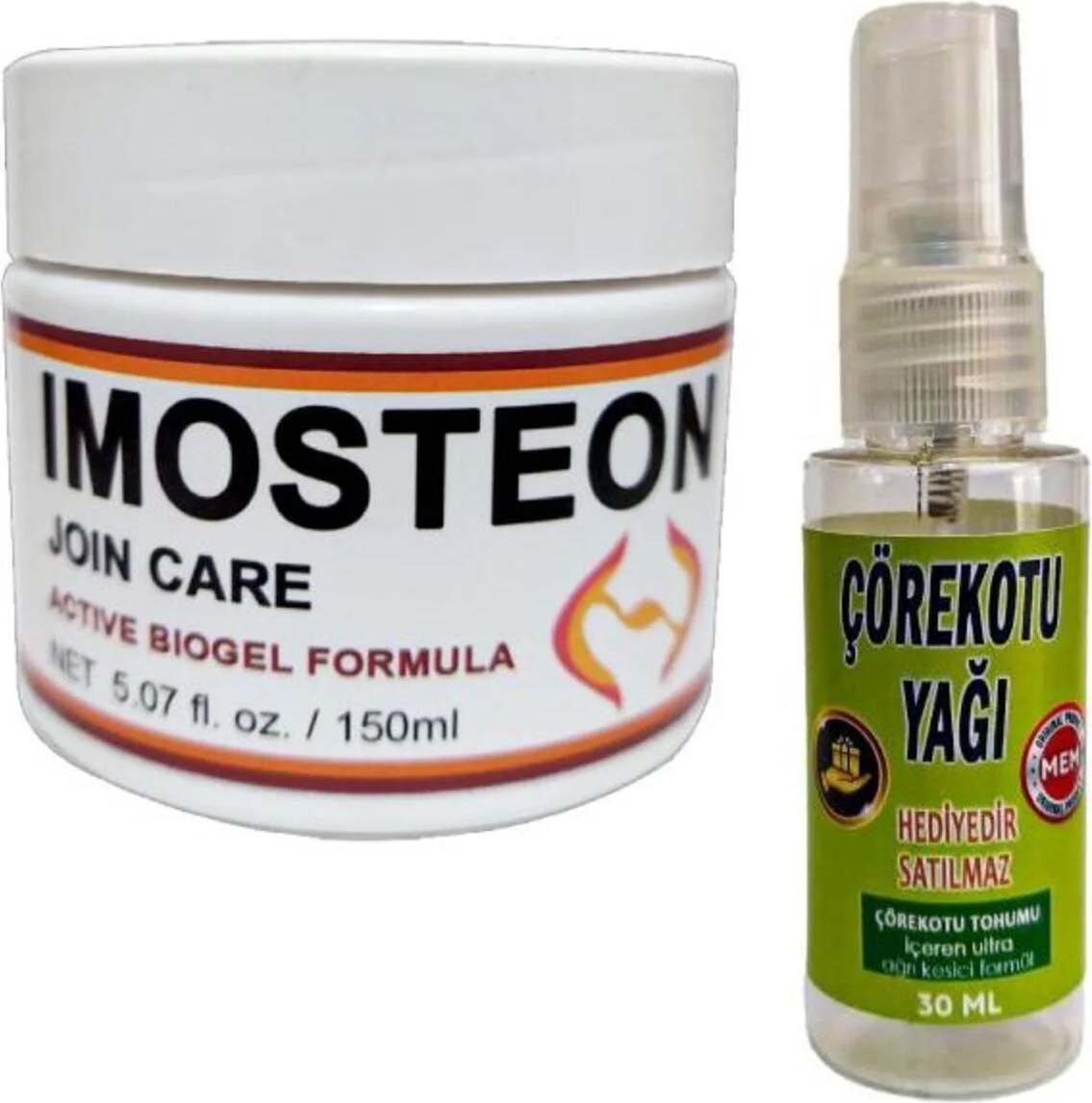 Süper Imosteon Bakım Kremi 150 ml + Çörek Otu Yağı ile 30 ml